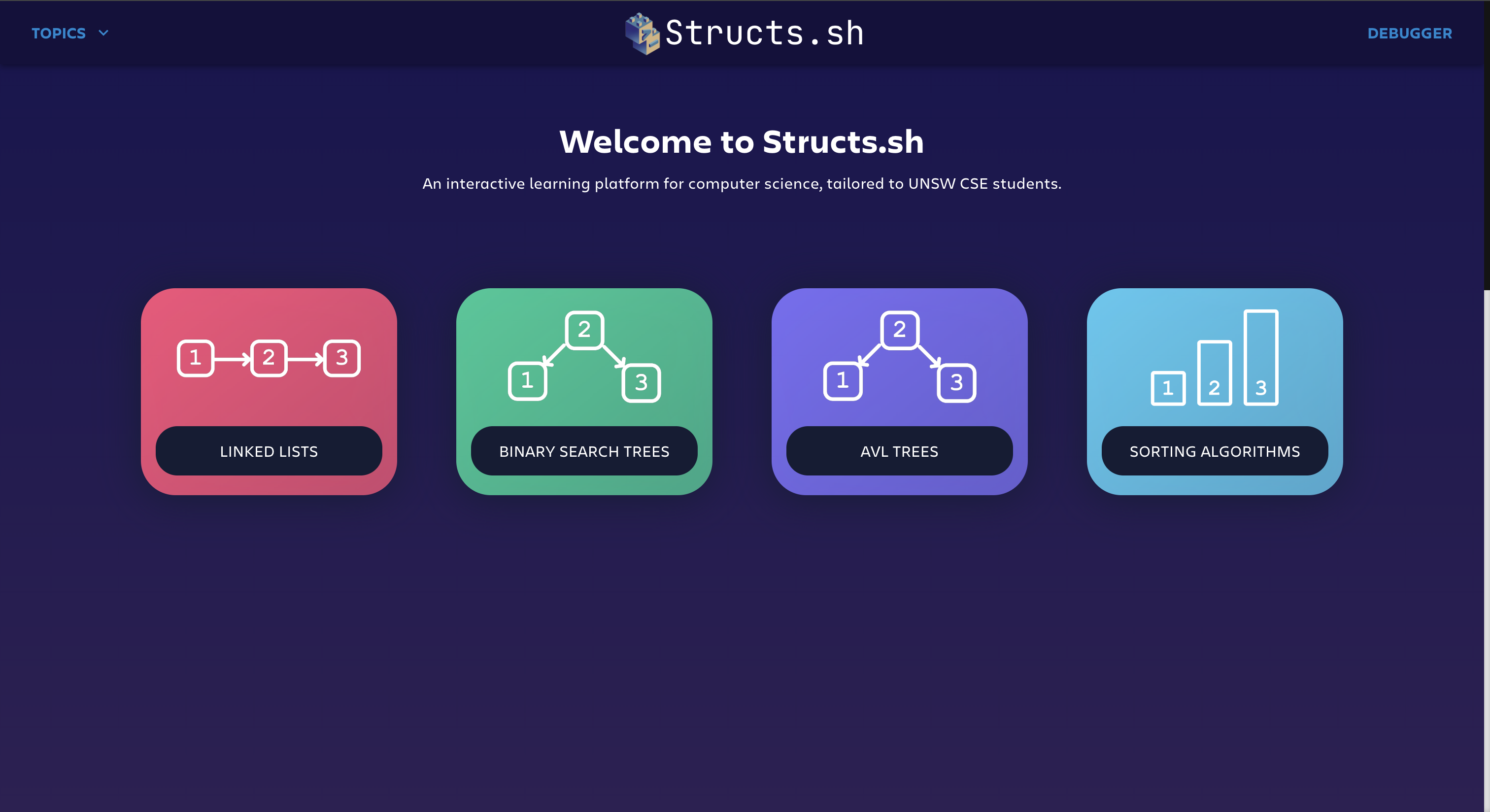Landing page